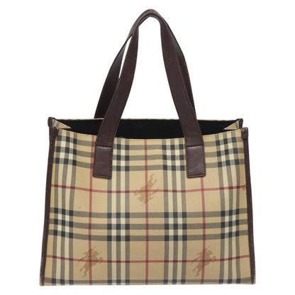 Burberry Nova Check Beige Canvas Tote Bag ( )