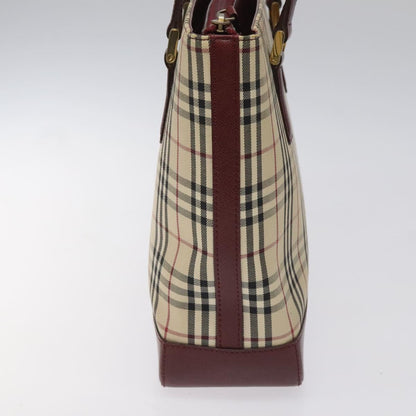 Burberry Nova Check Beige Canvas Tote Bag ( )