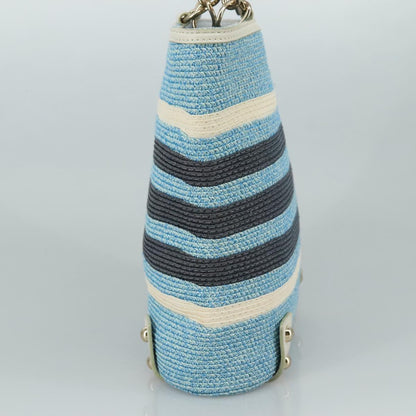 Burberry Blue Wicker Shoulder Bag ( )