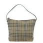 Burberry Nova Brand Suede White Shoulder Bag