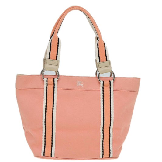 Burberry Blue Label Pink Canvas Tote Bag ( )
