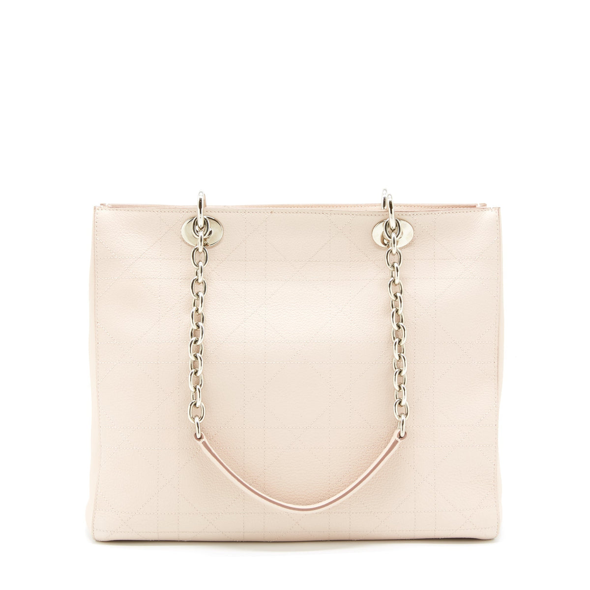 Dior Lady Dior Tote Purse Calfskin Light Beige Rovelle Bags