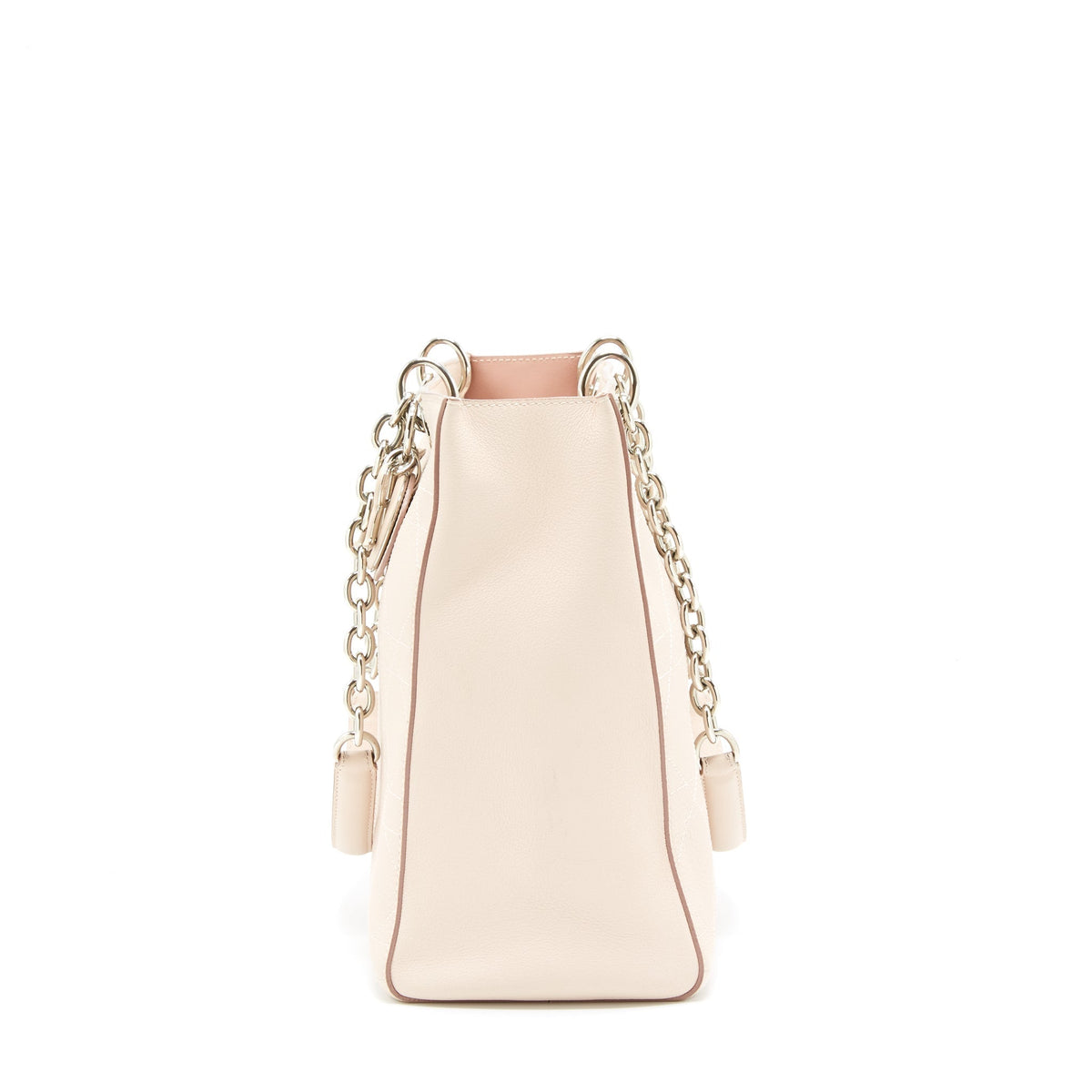 Dior Lady Dior Tote Purse Calfskin Light Beige Rovelle Bags