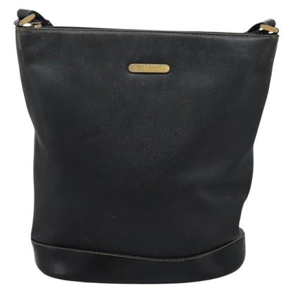 Burberry Black Leather Shoulder Bag ( )
