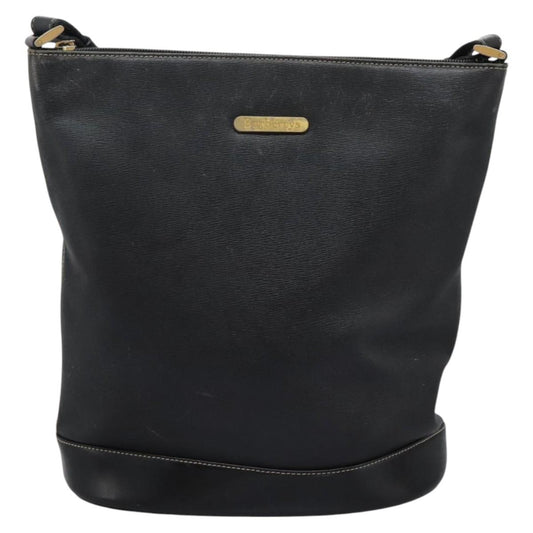 Burberry Black Leather Shoulder Bag ( )