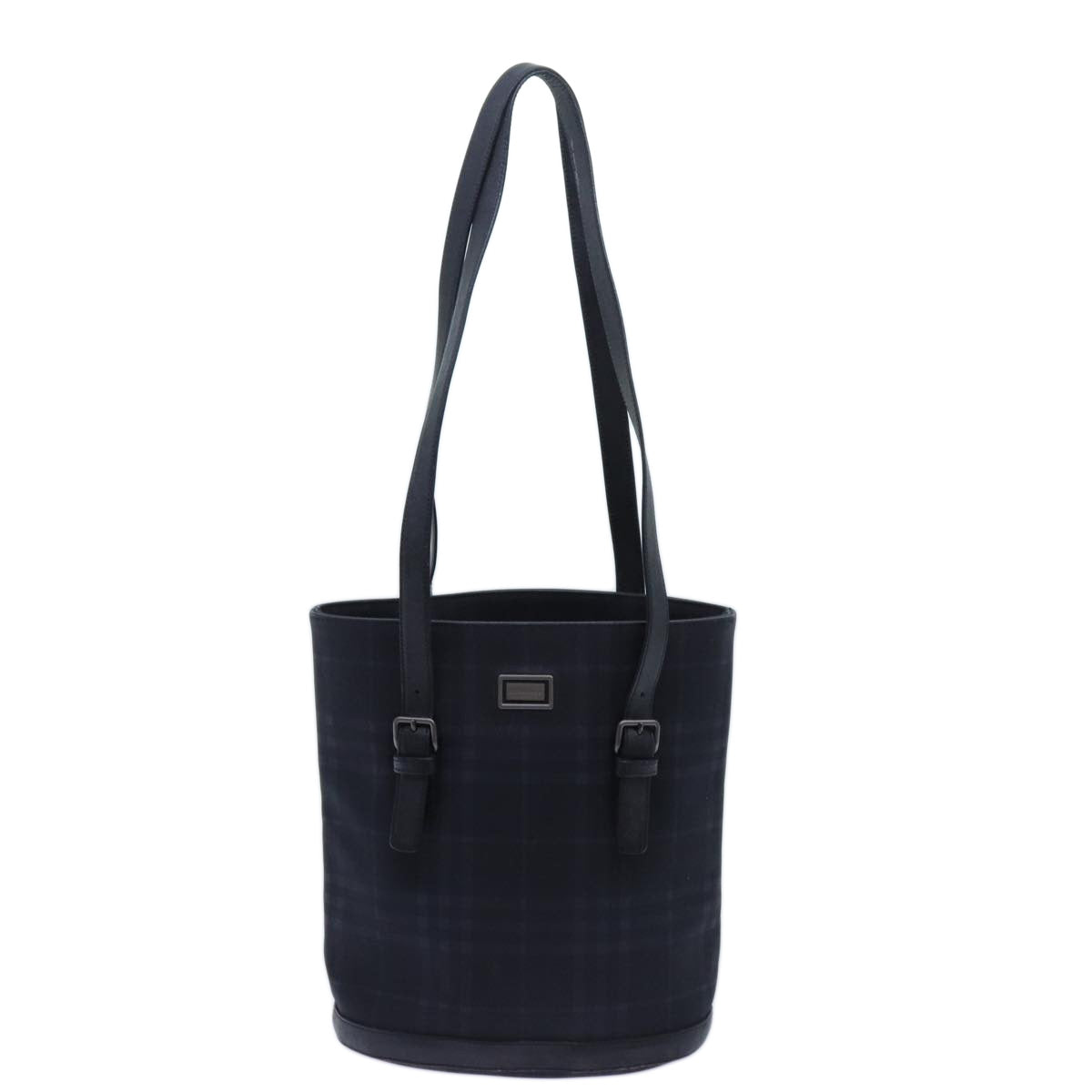 Burberry Nova Brand Canvas Blue Shoulder Bag