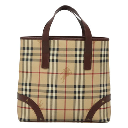 Burberry Nova Check Beige Canvas Tote Bag ( )