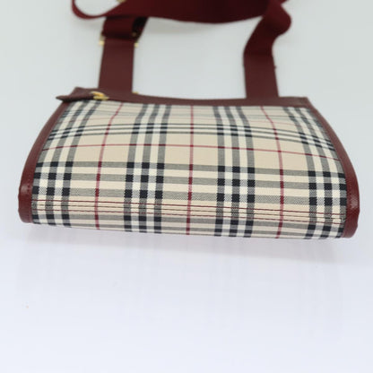 Burberry Nova Brand Canvas White Shoulder Bag Style 51