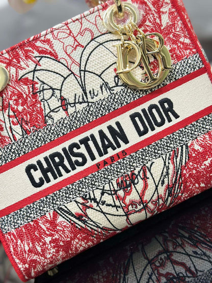 Christian Dior Medium Lady D Lite Bag