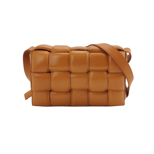 Bottega Veneta Padded Cassette Caramel Leather Crossbody Bag