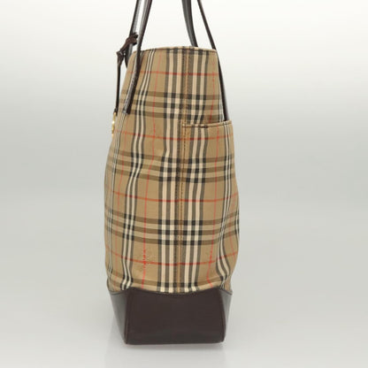 Burberry Nova Check Beige Canvas Tote Bag ( )