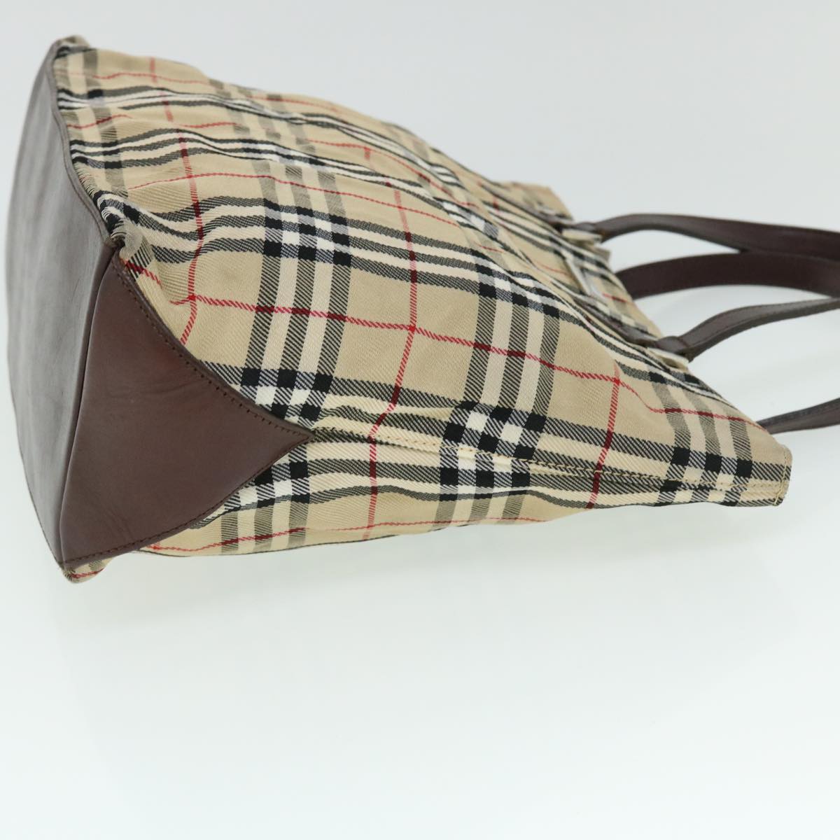 Burberry Cabas Brand Brown Handbag