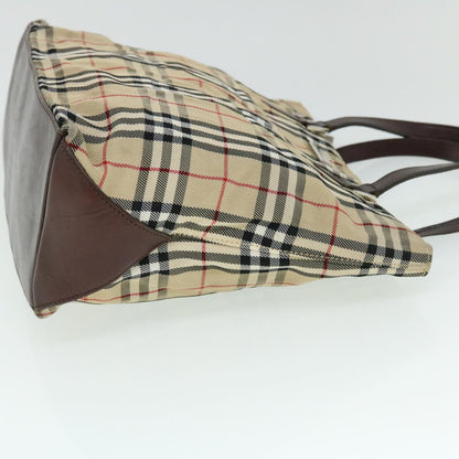 Burberry Cabas Brand Brown Handbag