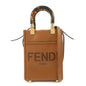 FENDI Sunshine Leather Shopper Small 2Way Bag Shoulder Bag 8BS051 Rovelle Bags