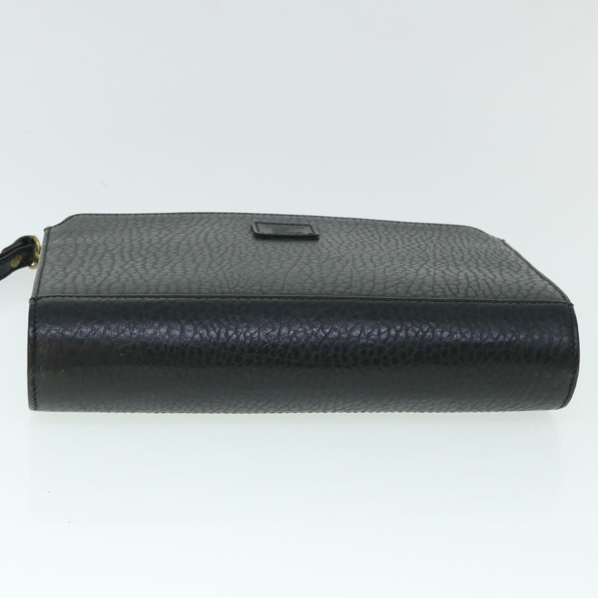 Burberry Brand Leather Black Clutch Bag Style 10