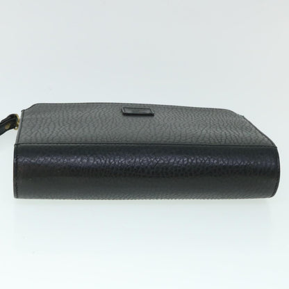 Burberry Brand Leather Black Clutch Bag Style 10