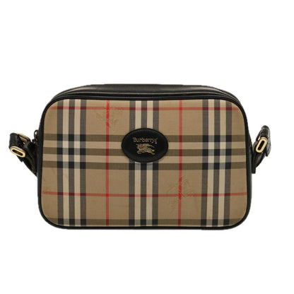 Burberry Nova Brand Canvas White Shoulder Bag Style 66