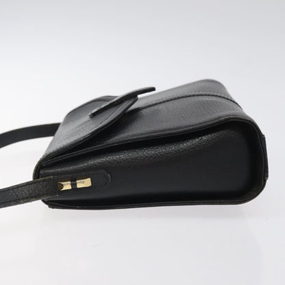 Burberry Nova Check Black Leather Shoulder Bag ( )