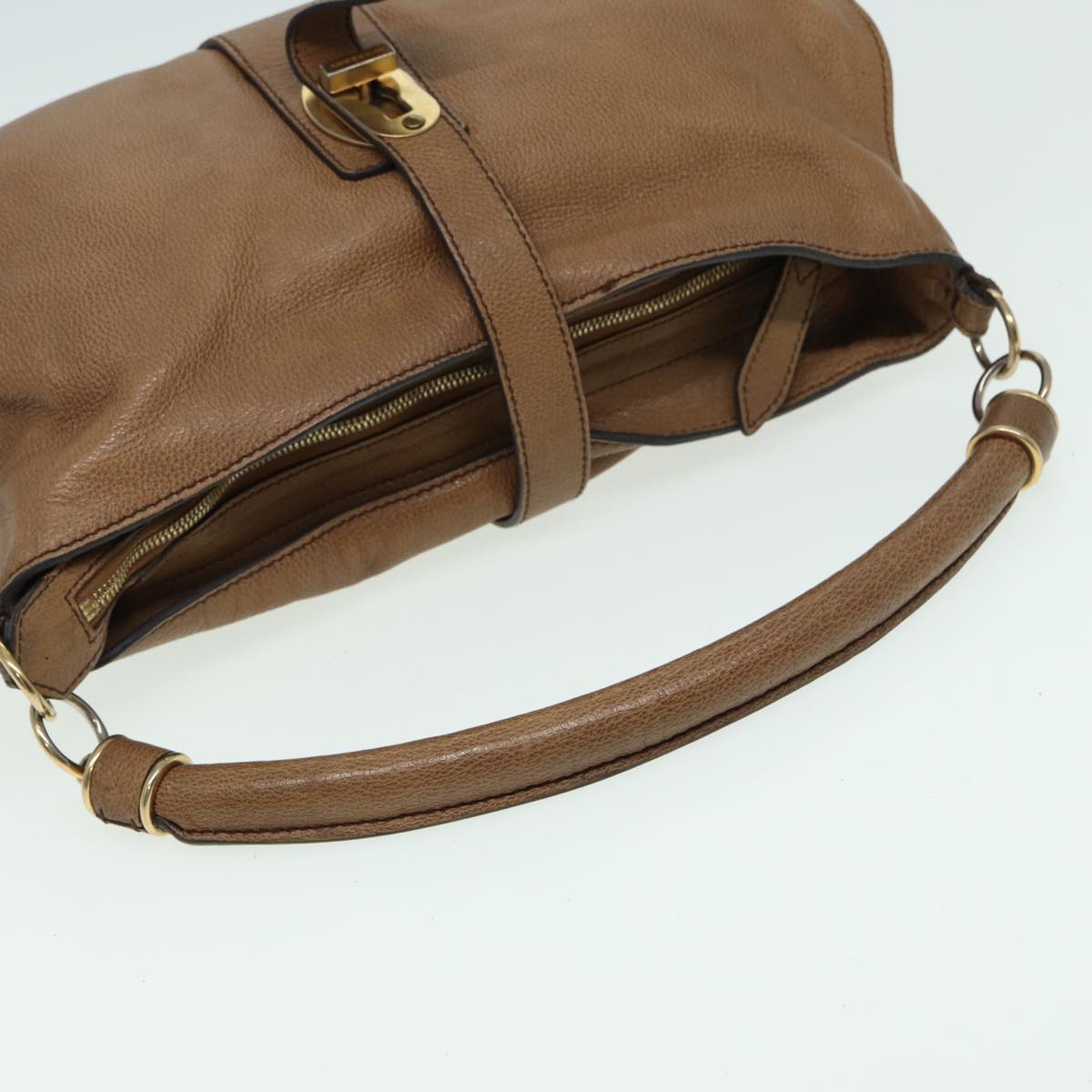 Burberry Brand Leather Brown Shoulder Bag Style 16