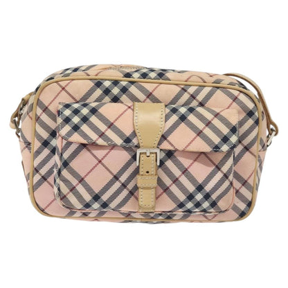 Burberry Nova Check Pink Nylon Shoulder Bag ( )