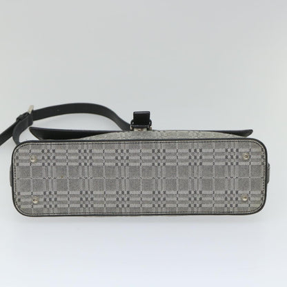 Burberry Brand Canvas Gray Shoulder Bag