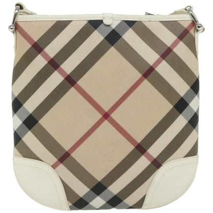 Burberry Brand Canvas White Shoulder Bag Style 7