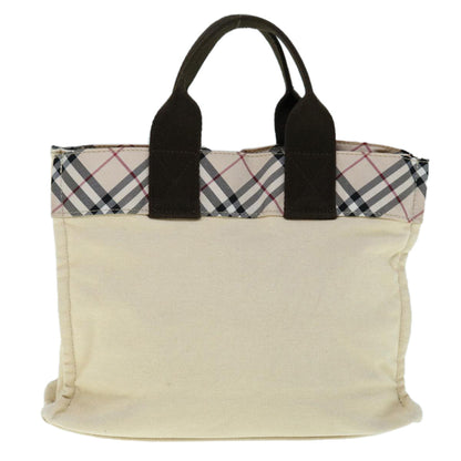 Burberry Label Brand Canvas Blue Handbag Style 7