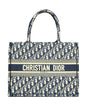 Christian Dior 2020 Blue Oblique Monogram Small Book Tote Bag Rovelle Bags