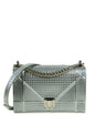 Christian Dior Silver Micro-Cannage Medium Diorama Flap Bag Rovelle Bags