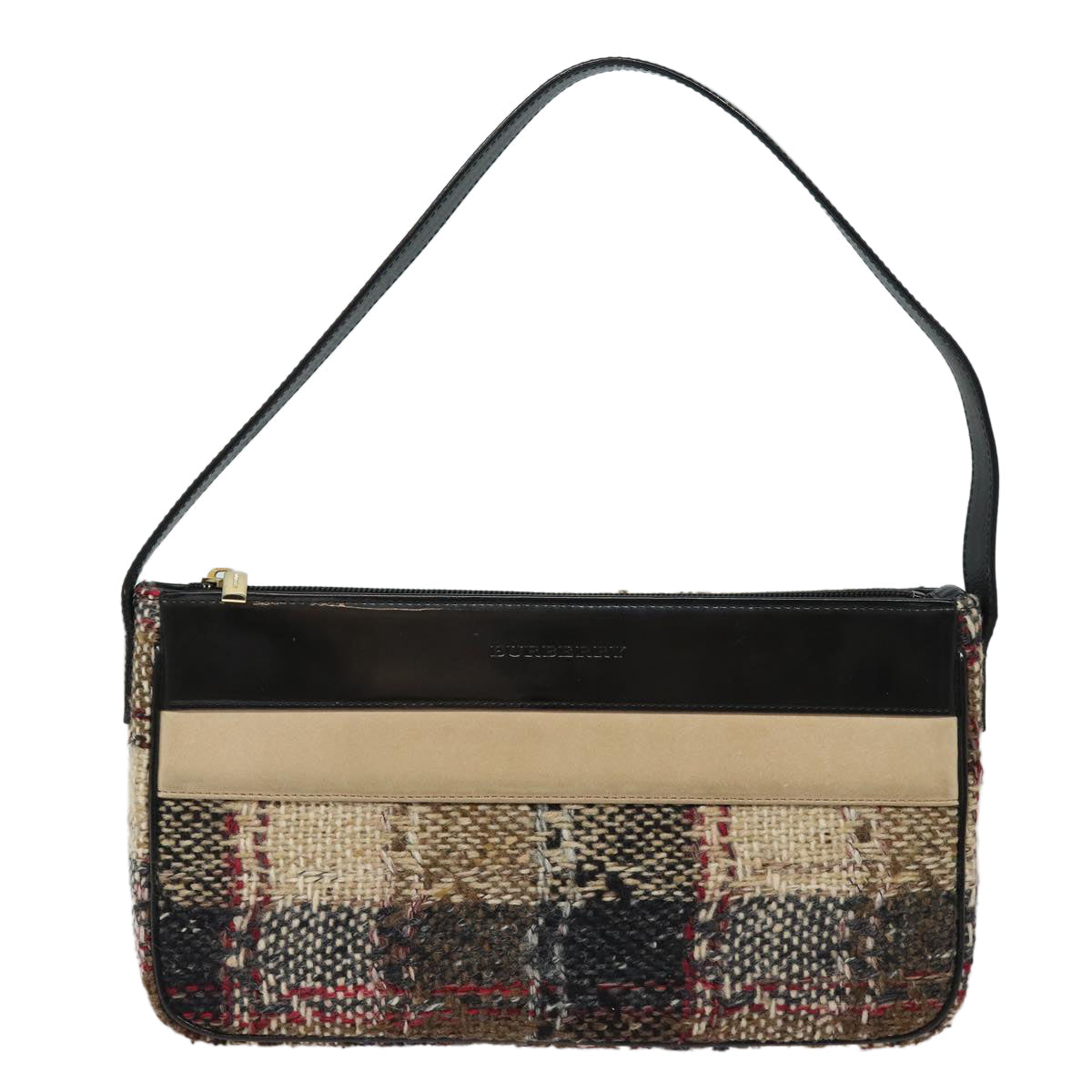 Burberry Nova Brand Check White Shoulder Bag Style 8