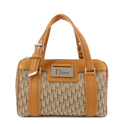 Christian Dior Trotter Canvas Leather Mini Boston Bag Hand Bag Rovelle Bags