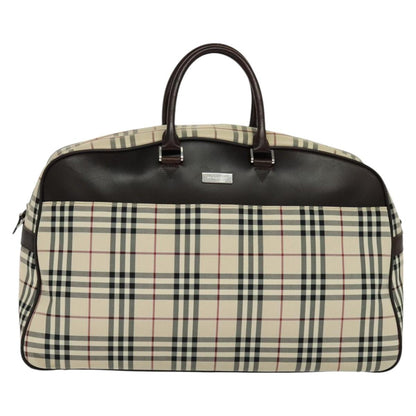Burberry Nova Check Beige Canvas Travel Bag ( )
