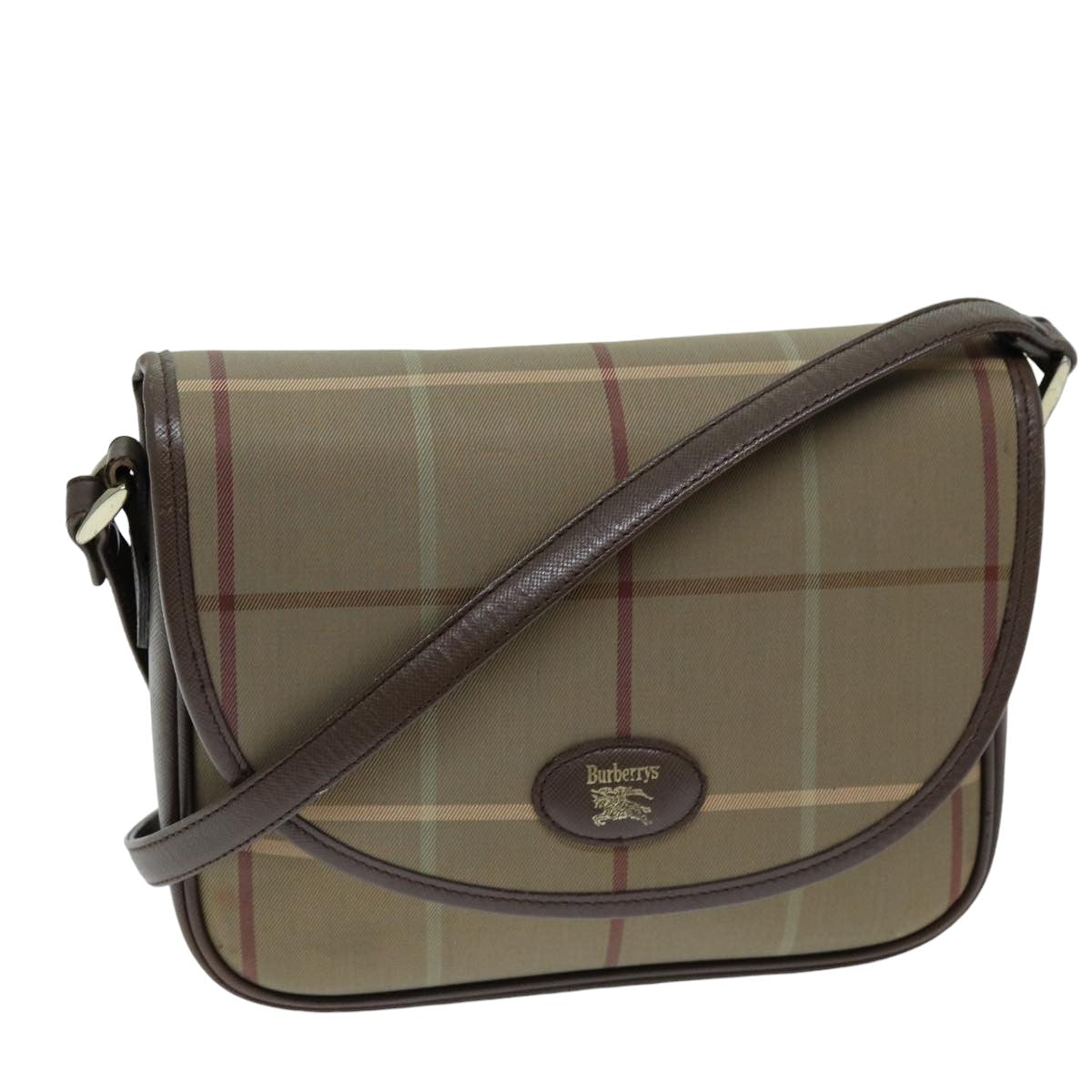 Burberry Brand Canvas Black Shoulder Bag Style 2