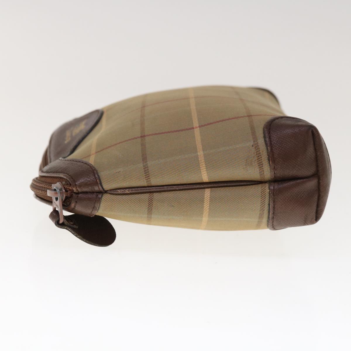 Burberry Brand Canvas Brown Clutch Bag Style 3