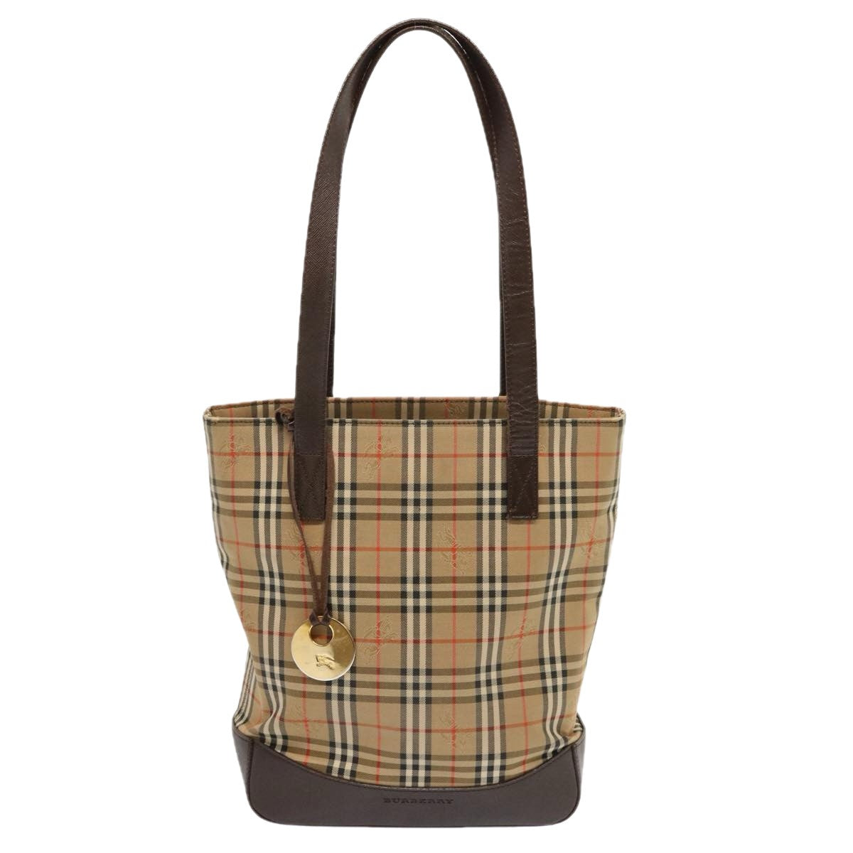 Burberry Nova Brand Canvas White Tote Bag Style 7
