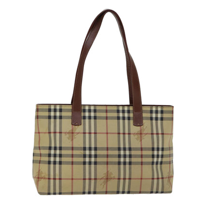 Burberry Nova Brand Canvas White Tote Bag Style 5