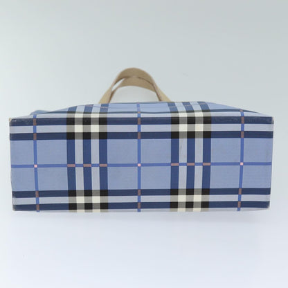 Burberry Nova Brand Check Blue Tote Bag Style 2