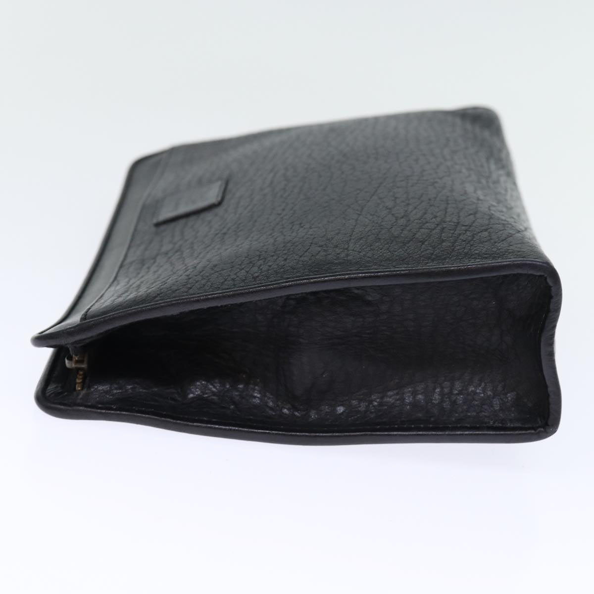 Burberry Brand Leather Black Clutch Bag Style 4