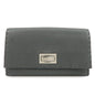 FENDI Selleria Leather Peekaboo Bi-Fold Long Wallet Gray 8M0308 Rovelle Bags