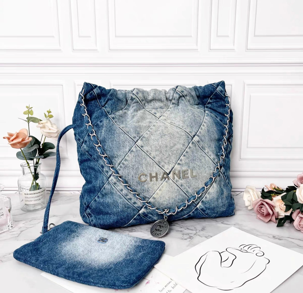 Chanel Chanel 22 Black Shoulder Bag Rovelle Bags
