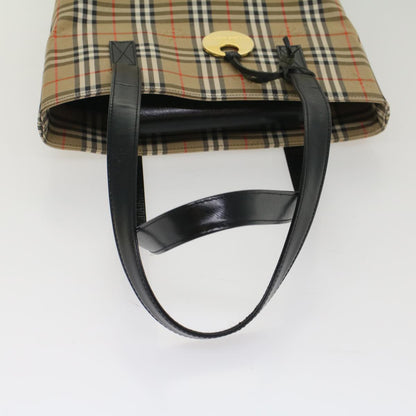 Burberry Brand Canvas Brown Shoulder Bag Style 4
