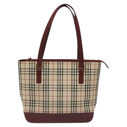 Burberry Nova Check Beige Canvas Tote Bag ( )