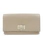 FENDI Seleria Peekaboo Leather Continental Wallet Grey 8M0308 Rovelle Bags