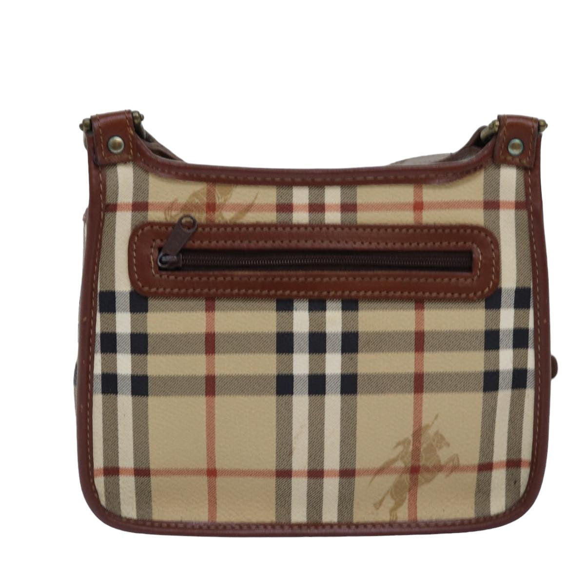 Burberry Nova Brand Leather White Shoulder Bag