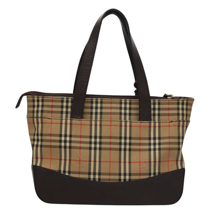 Burberry Nova Check Beige Canvas Shoulder Bag ( )