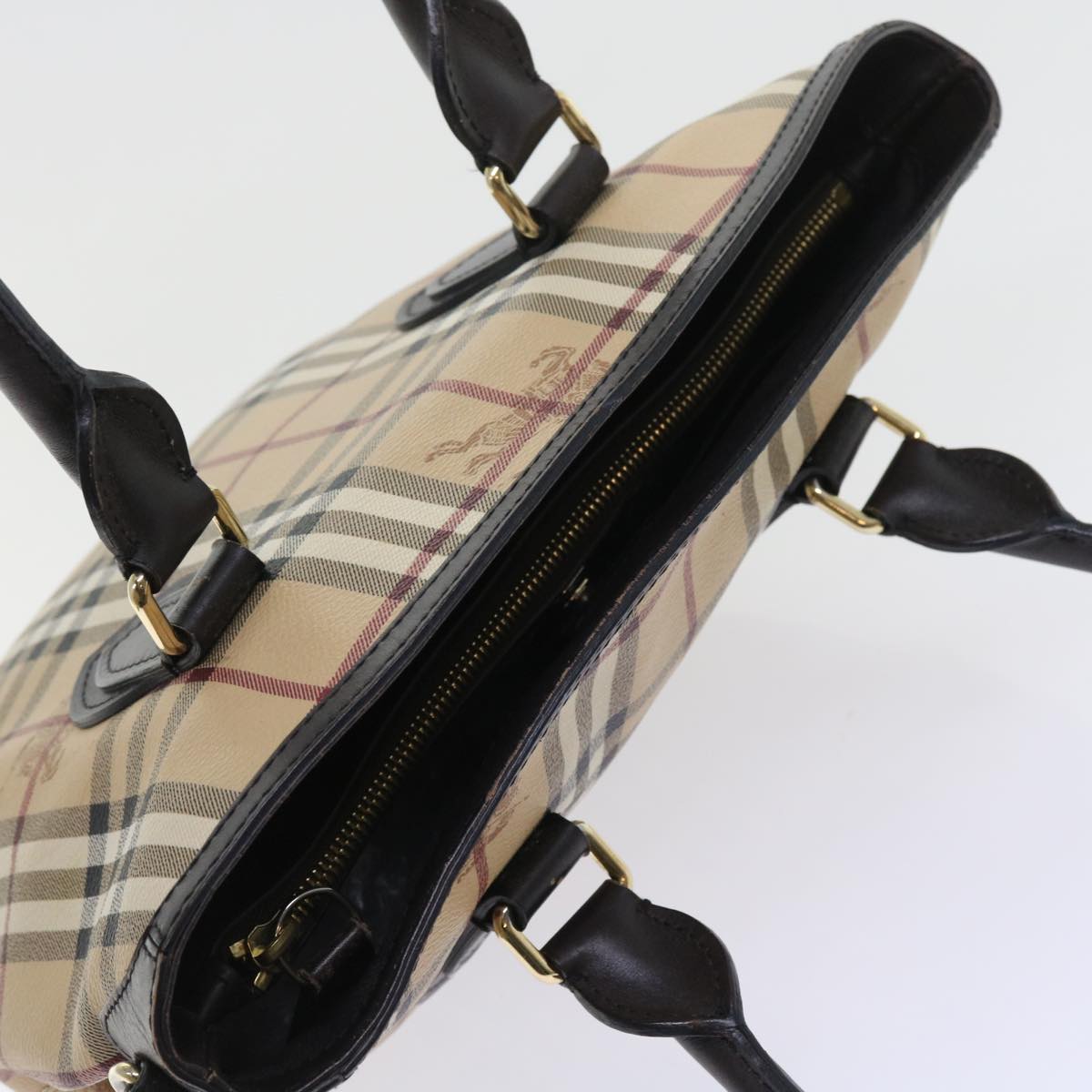 Burberry Nova Brand Canvas White Shoulder Bag Style 28