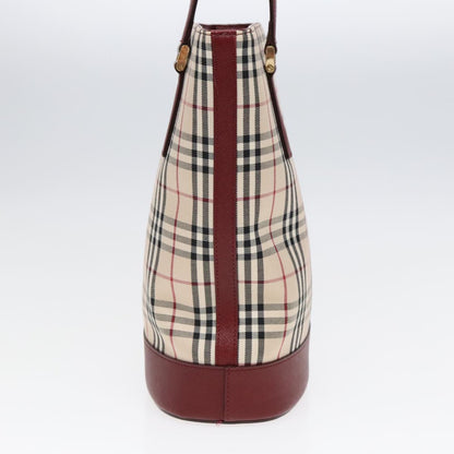 Burberry Nova Check Beige Canvas Shoulder Bag ( )