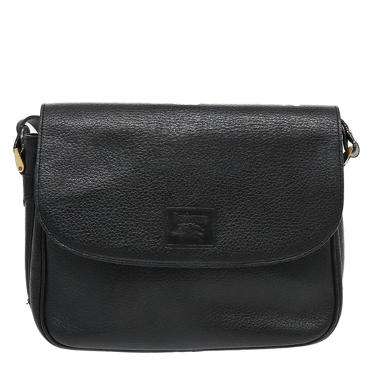 Burberry Black Leather Shoulder Bag ( )