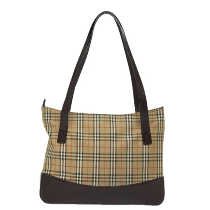 Burberry Nova Brand Canvas White Shoulder Bag Style 65