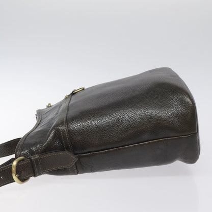 Burberry Brown Leather Shoulder Bag ( )